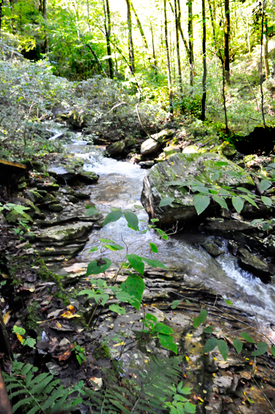 water flowing